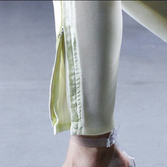 3.1 Phillip Lim Runway Honeycomb Mesh Zip Trousers Size 10 - Picture 2 of 10